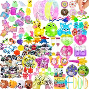 212-Pack Assorted Party Favors Gift Toy Set for Boys Girls, Novelty Items for Events, Prize Drawings, Carnival Favors, Surprise Bag Fillers, Celebration Supplies Class Gift for 3 Years and Above