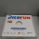 DICOFUN 10-Sheet Peel and Stick Backsplash Tile, Faux White Marble Look PVC Mixed Metal Stick on Backsplash Tiles for Kitchen and Bathroom, 9.4 sq.ft