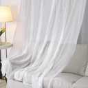 BGment Room Darkening Curtains with Sheer Overlay, Thermal Insulated Double Layer Curtains for Living Room, Grommet Silver Printed Window Curtain for Bedroom, 2 Panels Each 52 x 84 Inch, Light Grey