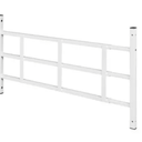 H14755defender Sec Fixed Window Guard, Stl, Wt, 3-Bar, Non-Egress