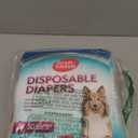 Simple Solution Disposable Dog Diapers, Female Dog Diapers, Puppy Potty Training, Incontinence and Heat Cycle Protection, Medium Diapers for Dogs, 1523 Inch Waist, 30 Count