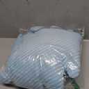 Lanpn Christmas Tree Pillows Set of 2, Christmas Decoration Narrow Stripes Winter Throw Pillow Soft Cute 3D Shaped Xmas Tree Cushion for Sofa Bedroom Xmas Decor (18x16 inch, Off White) (Beige)