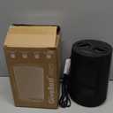 GiveBest Space Heater, 1500W Portable Heaters for Indoor Use, PTC Ceramic Heater with Heating and Fan Modes, Overheat & Tip-Over Protection, Ideal for Bedroom, Office & Desk Use, Black