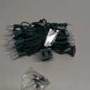 woohaha Clear Christmas Lights 2PACK 50Count 16Feet LED Bulb Mini String Lights for Indoor Xmas Tree Garland Birthday Wedding Party Festival Decoration, Green Wire, Warm White