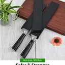 20pcs Universal Knife Edge Guards Set, Non-BPA Knife Sheath, Waterproof Abrasion Resistant Felt Lined Knife Cover Sleeves Knife Protectors, Gentle on Your Blades