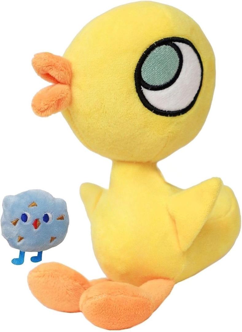 Little Ducking Stuffed Animal Gets Cookie for Mo Willems Pigeon Books Series Duck Plush, Yellow Cute Duck Pillow Toy Book Characters Plush for Classroom, 9.25in