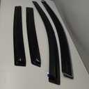 Window Visors for 2007-2011 Honda CR-V CRV, Rain Guards Shields Vent Deflector Shade Dark Smoke 2008 2009 2010, Tape-On, 4PCS