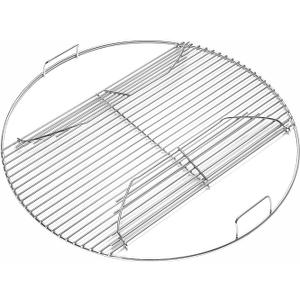 22" Cooking Grate Hinged for Weber, 7436 Charcoal Grill Grate Round Hinged, Replacement Part for Weber One-Touch, Performer and Bar-B-Kettle Series, Grill Grate BBQ for Weber Series