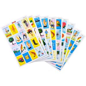Loteria Authentic Mexican Game, Bingo Game with Colorful Illustrated Cards, Don Clemente Brand (10 Tablas (10 Boards))