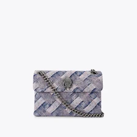 Kurt Geiger London
Kensington Mini Denim Quilted Crossbody Bag