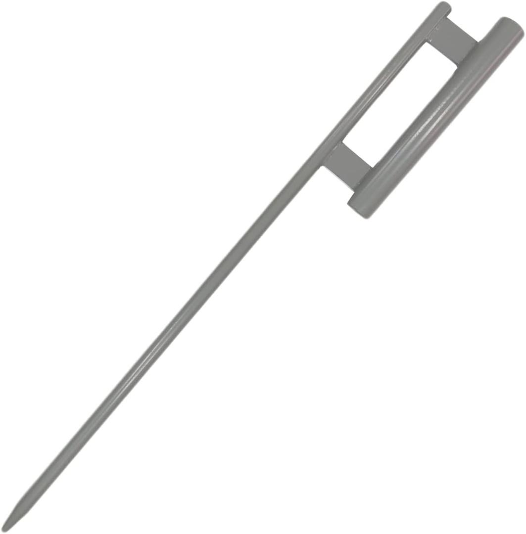 30in Heavy Duty Ground Spike for Flag Pole,Swooper Flutter Flag Hardware (Grey)