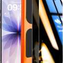 TOCOL Privacy Screen Protector for 17/16 Pro 6.3 inch 9H Hardness Military Grade Shatterproof HD Tempered Glass for Full Coverage Easy Installation 2 Pack