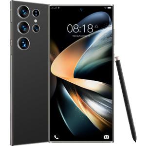 S25U+ Unlocked Cell Phone, 64GB Smartphone, Unlocked Android, 6.8 inch, New 10 Core Processor, Long Battery Life, Edge-to-Edge Display, Include Pen, US Version, 2025, Black