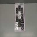 2 x Blujellyfish Glass Tile Backsplash Wall Black Silver Subway Mosaic Tile-Sample Watch (Small Sample (1 Sheet), Chocolate Brown)