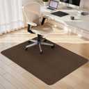 Office Chair Mat for Hardwood Floor, Slip Resistant Floor Mat for Office Computer Gaming Chair, Heavy Duty Floor Protector for Rolling Chairs, Easy to Clean, Coffee (36"x48")