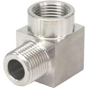 Beduan Stainless Steel Cast Pipe Fittings, 90 Degree Street Elbow 1/2" NPT Male x 1/2" NPT Female Water Fuel Air
