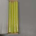 8 Pack 10 Inch Yellow Taper Candles for Dinner Home Decor Wedding Shower