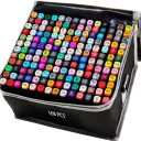 168 Colors Alcohol Markers Artist Drawing Dual Tip Marker Pen for Adult Coloring Painting Supplies Perfect for Kids Boys Girls Students Adult(168 Black Shell)