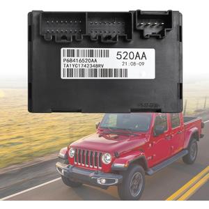 68416520AA Transfer Case Control Module Compatible with Jeep Wrangler 4WD 2018-2020 TCM Module Compatible with Jeep Gladiator 4WD 2020 TCCM Module Replaces OE# P68416520AA 68409906 68409906AB