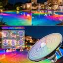 LED Pool Light Bulb for Inground Pools – RGBW 70W Swimming LED Pool Lights, 12 Color Modes, Adjustable Brightness & Speed, Remote Control, Energy Efficient, E26 Base