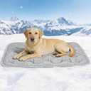 Dog Cooling Mat Q-Max>0.4 Self Cool Pad for Dogs and Cats with Anti-Slip Bottom, Washable Portable Pet Sleeping Pad for Summer，Larger Size 39.4" *27.6"