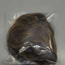 CJL HAIR Large Messy Bun Hair Piece Wavy Curly Scrunchies Synthetic Chignon Ponytail Hair Extensions Thick Updo Hairpieces for Women Dark Brown/Golden Blonde