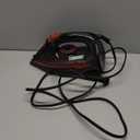 Sundu 1000W Mini Travel Steam Iron, Portable Small Iron for Quilting & Sewing, Non-Stick Soleplate, 300 Steam Holes, 90ml Tank, Safety Base & Digital Temperature Control-Black White