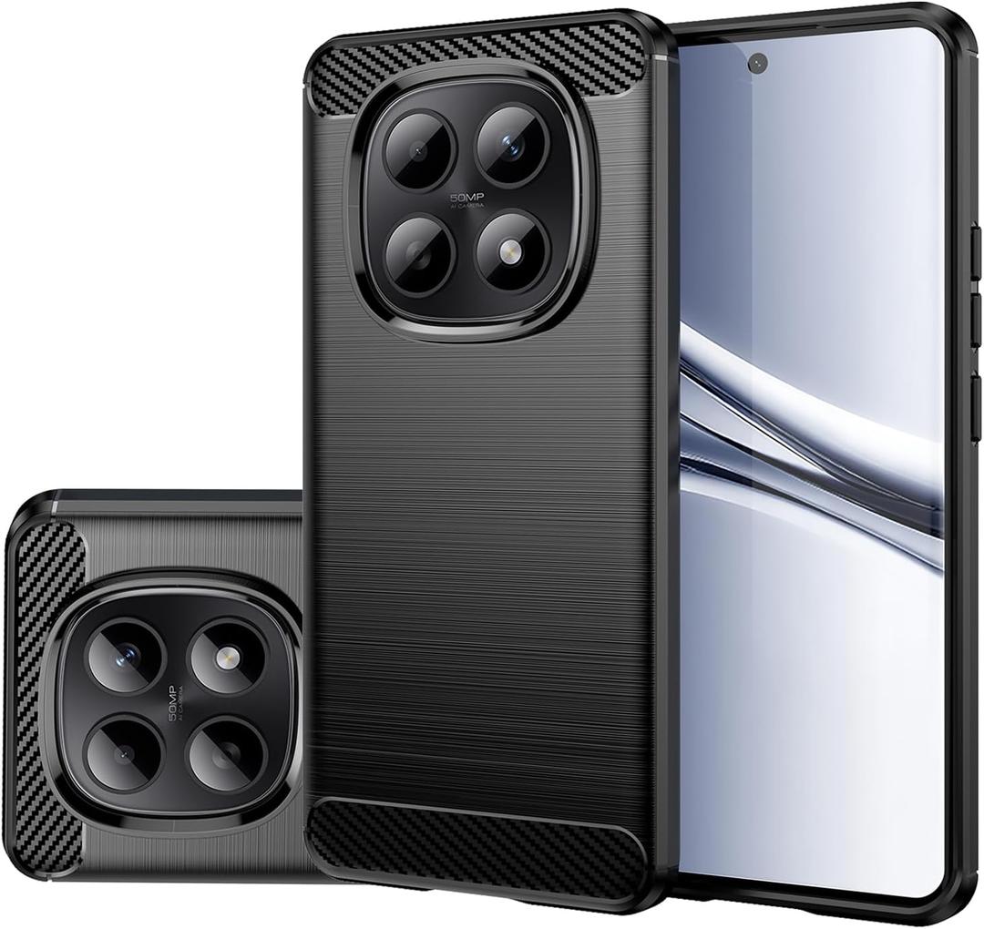 Case for Xiaomi Redmi Note 15 5G, Slim Thin Phone Cover TPU Soft Back Cases Anti-Scratch Shockproof Protective Cover for Xiaomi Redmi Note 15 5G Black