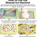 Rolled Ice Cream Maker Machine - Perfect for Home & Parties UseDIY Manual Rolled Ice Cream Tray - Ice Cream Machine for Delicious Hand-Rolled Desserts (White)