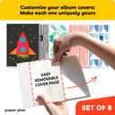 4x6 Photo Albums - (Set of 8), by Paper Plan, Mini Albums, Each Can Hold Up To 36 Photos, Works With Portrait and Landscape Pictures - Perfect for Storing Beautiful Memories