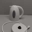 OVENTE Electric Kettle, 1.7L Fast Boiling Water Heater for Coffee or Tea, BPA Free with Water Level Gauge, Auto Shut-Off, Boil-Dry Protection, Indicator Light and Removable Filter, White KP72W