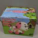 3-in-1 Musical Puppy Toys for 1 Year Old Girl Gift, Educational Baby Toy 6-12-18 Month, 1st Birthday Gift for 1 Year Old Girl Boy, First Bilingual Present for 7 8 9 10 Month Infant (Pink)