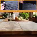 Scat Mat for Cats 16 x 13 Inch, 10 Pack Clear Cat Deterrent Mats with 1 Inch Spikes & 50 Stickers, Indoor Outdoor Pet Training Pads to Keep Cats Off Sofa, Counter, Garden & Car