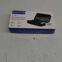 Auarte 12 in 1 Accessories Set for Playstation Portal Remote Player, Hard Carrying Case for PS Portal with Clear Skin Case for PS5 Portal, 2 Screen Protector with 4 Thumb Grip, Carbon Black