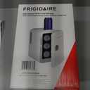 Frigidaire Mini Portable Compact Personal Fridge Cooler, 4 Liter Capacity Chills Six 12 oz Cans, 100% Freon-Free & Eco Friendly, Includes Plugs for Home Outlet & 12V Car Charger - White