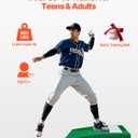 VEVOR Pitching Mound, Baseball Game Mound, Indoor/Outdoor Pitching Practice and Training Equipment, Softball Pitching Aids with Antifade Turf and Pitching Rubber