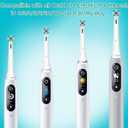 Replacement Heads Compatible with Oral B iO Electric Toothbrush, Soft Toothbrush Heads Fit for Oral-B iO 2/3/4/5/6/7/8/9/10 Series with Covers, White+Black 8pcs