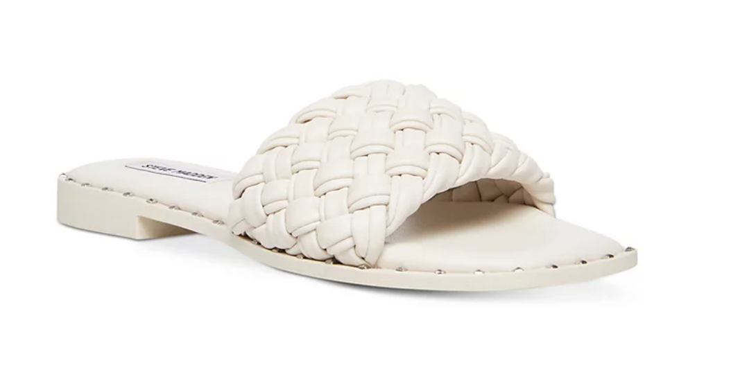 Steve Madden Women's Santina Woven Slide Sandals, Size 11