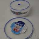 KROGER DURABLE FOOD STORAGE with SIDE LATCHING LIDS 2 Containers and Lids 1- 2 gal.  1-1 gal
