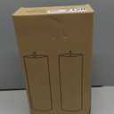 Large Flameless LED Candles Outdoor: 12" x 4" Battery Operated Pillar Candles Flickering with Timer Waterproof Fake Electric Candles with Remote for Patio Porch Lanterns (White Set of 2)