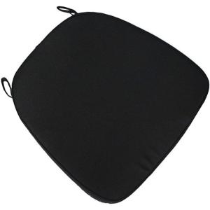 Chair Seat Cushion, Kitchen Chair and Dining Room Seat Cushion, Removable Seat Cushion for Indoor with Machine Washable Cover Cotton Linen Light Gray, 15.7 X 15.7 X 1.9 inches ( Color : Black , Size : (40*40*5cm)