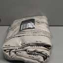 jinchan 95% Blackout Boho Curtains 90 Inches Long for Bedroom Living Room Black on Beige Geometric Printed Grommet Top Room Darkening Thermal Insulated Window Drapes 2 Panels