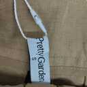 MakeMeChic Women's Wide Leg Palazzo Pants Elastic High Waisted Loose Baggy Spring Trousers Khaki Small