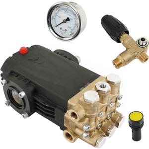 TS2021 3500 PSI Pressure Washer Pump Triplex 5.6GPM Horizontal 24mm Shaft Washer Pump