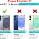 SunStory Compatible with Samsung Galaxy S25 Ultra Case with HD Screen Protector, 3-Layer Heavy Duty Full-Body Cover, 3 in 1 Hybrid Protective Case for Galaxy S25 Ultra 6.9", Violet