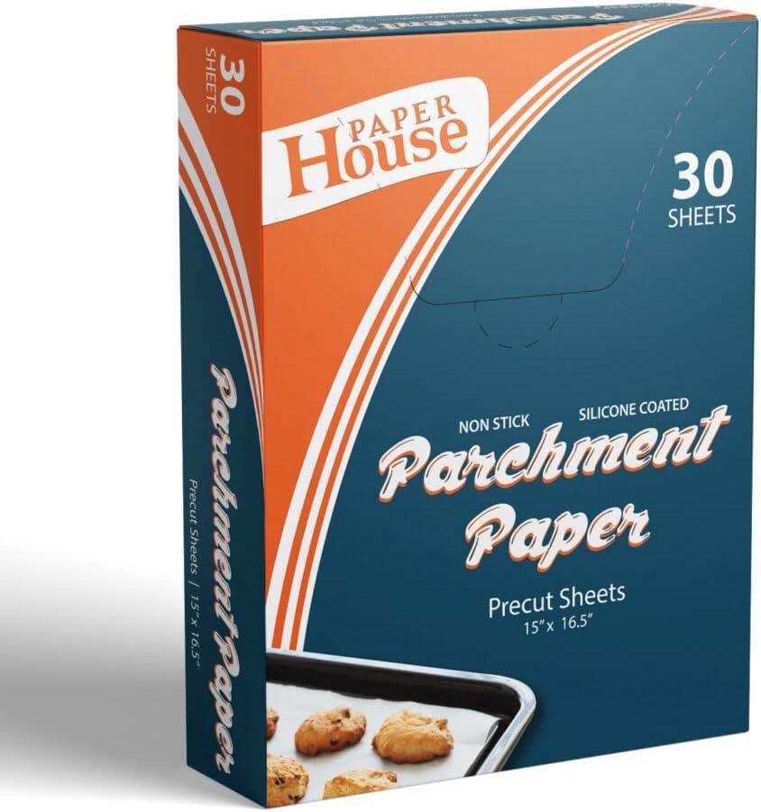Parchment Paper Sheets - 38 x 42 cm / 16.54 x 14.96 Inch - Nonstick Baking Paper, 360 Count Case - Baking And Bakery Prep