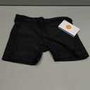 Girls' Swim Shorts, UPF 50+ Sun Protection Fully Lined Pockets Quick-Dry Soft Board Short for Beach Pool (10, Black(with Pocket))