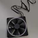 NZXT F120 RGB  120mm RGB PWM PC Fan  High Airflow, Low Noise  Fluid Dynamic Bearing  Single (Requires NZXT RGB Controller for CAM Software)  18 LEDs  Black