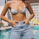 SANMM Jean Shorts Womens Summer Stretchy Denim Casual Hot Short Jorts 2026 (Blue, M)