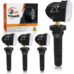 TPMS Sensor, 433 MHz Pre-Programmed TPMS Tire Pressure Sensors for Buick Enlave Lacrosse for Chevrolet Silverado Impala for Cadillac XT4 XT5 XT6 for GMC Sierra Acadia 13598773 13594222 4pcs